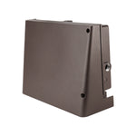 Full Cutoff LED Wall Pack - 3 CCT - 100/80/60/40W fixture side view with durable die-cast aluminum housing