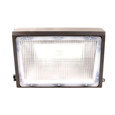Semi-Cutoff LED Wall Pack - CCT & Power Adjustable - Up to 128 lm/W