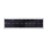 Solar panel for Solar LED Area Light with Tiltable Lenses 100W designed for optimal sunlight capture.