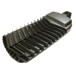 Sleek dark bronze LED Architectural Shoebox Light 180W with cooling fins for efficient outdoor lighting and durability