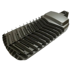 LED Architectural Shoebox Light 240W with sleek dark bronze aluminum design and advanced heat dissipation fins