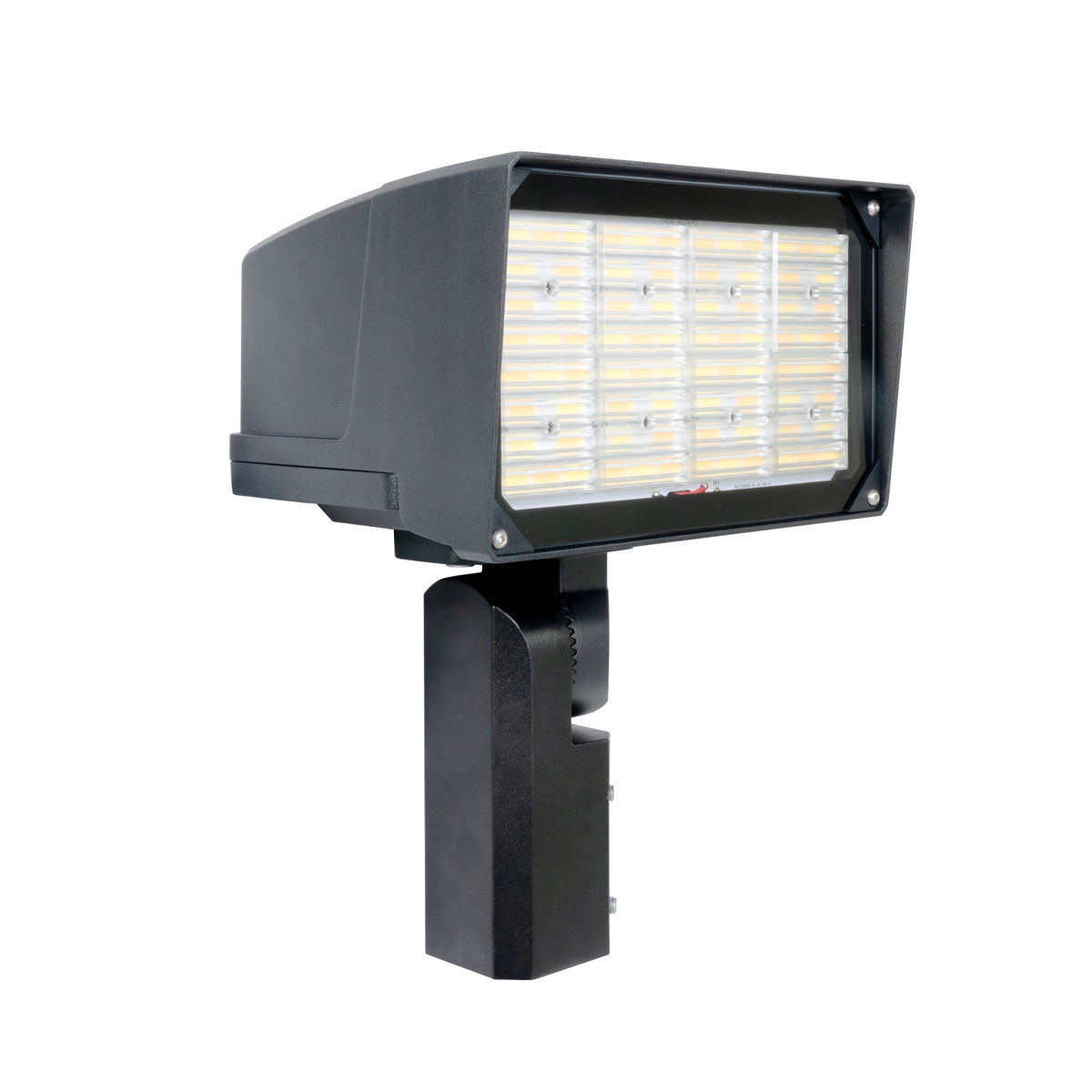 Selectable FL Series LED Flood Light with adjustable power and color temperature in durable black housing