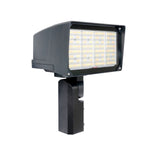 Selectable FL Series LED Flood Light with adjustable power and color temperature in durable black housing
