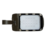 LED Architectural Shoebox Light 120W with dark bronze finish and multiple LED chips for bright outdoor lighting
