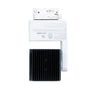 20W Dimmable LED Track Light with black heat sink and white adjustable mounting bracket for sleek lighting design