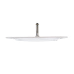 Slim LED Canopy Light - 240W with frosted lens and weatherproof IP65 housing for easy installation