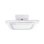 Slim LED Canopy Light 240W with frosted lens and IP65-rated housing for durable outdoor use and easy installation
