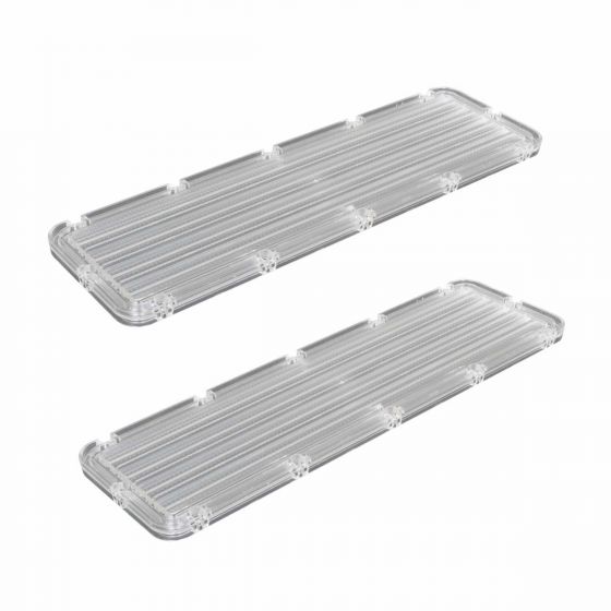 25x85 Lens asymmetrical upgrade kit with narrow light distribution for linear LED high bay panels in tight spaces