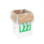 Recycling Kit for 2ft U-Shape Fluorescent Tubes with mercury-proof liner and recyclable cardboard box for safe disposal.