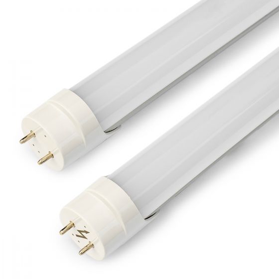2ft LED Tube - 10W / 1,300 lm - Ballast Bypass - 25 Pack