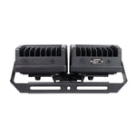 Selectable FL Series LED Flood Light with dual light heads and adjustable mounting bracket shown from the back view