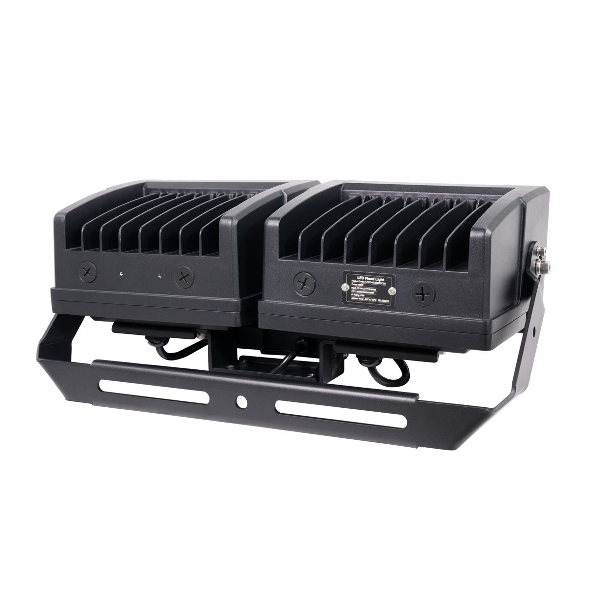 Selectable FL Series LED Flood Light with dual adjustable heads and sturdy mounting bracket for versatile commercial lighting.