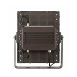 Back view of LED Flood Light - 350W with heat sink and sturdy bracket for outdoor installation