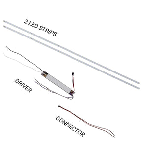 LED Magnetic Retrofit Kit for 2x4 or 1x4 Troffer - 32W