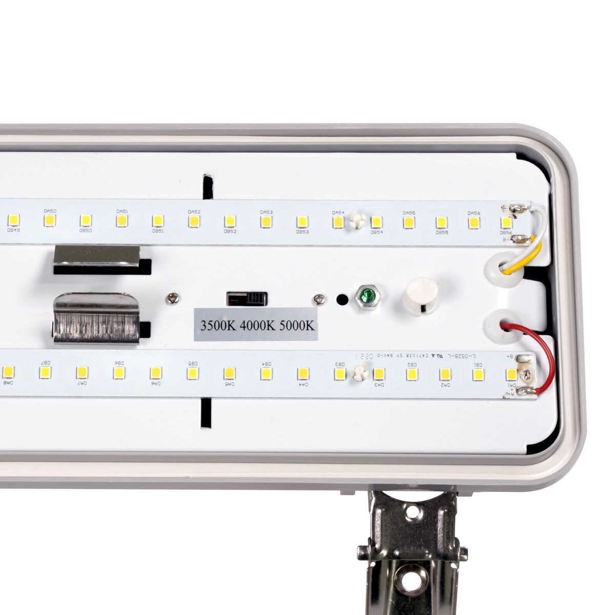 4ft Vapor Tight Fixture - Color Selectable - 36W / 4,680 Lumens