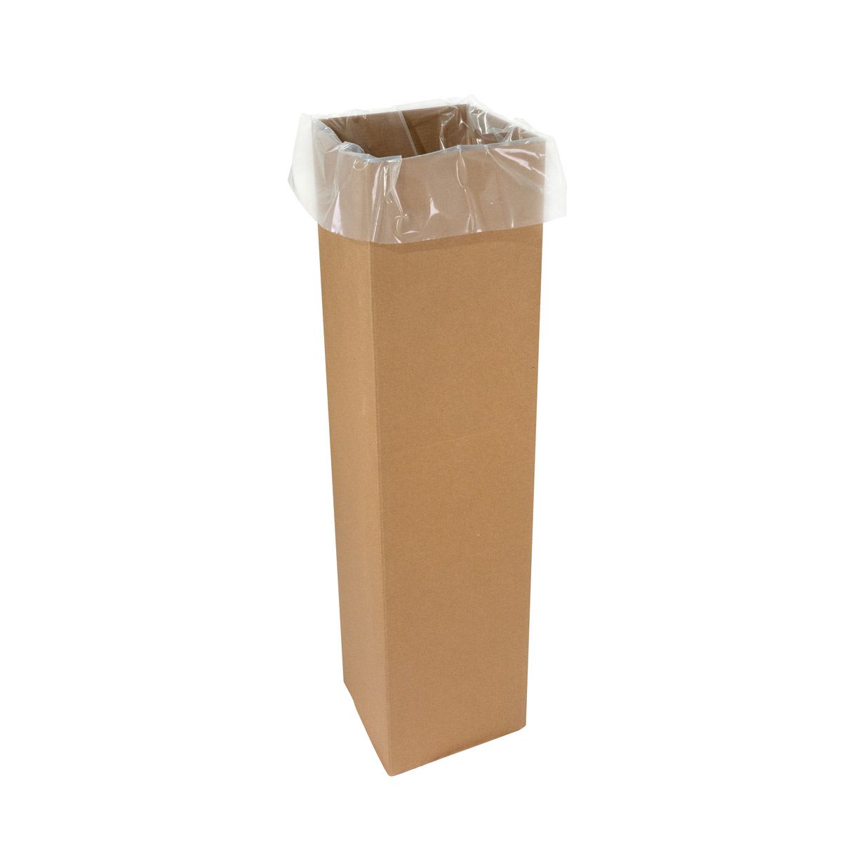 Jumbo Recycling Kit for 4ft Fluorescent Tubes with recyclable cardboard box and mercury-proof liner visible