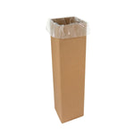 Jumbo Recycling Kit for 4ft Fluorescent Tubes with recyclable cardboard box and mercury-proof liner visible