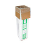 Jumbo Recycling Kit for 4ft Fluorescent Tubes with mercury-proof liner and recyclable cardboard box for safe disposal