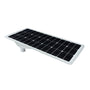 Solar LED Area Light with Tiltable Lenses 60W featuring integrated mono-crystalline solar panel and adjustable fixture