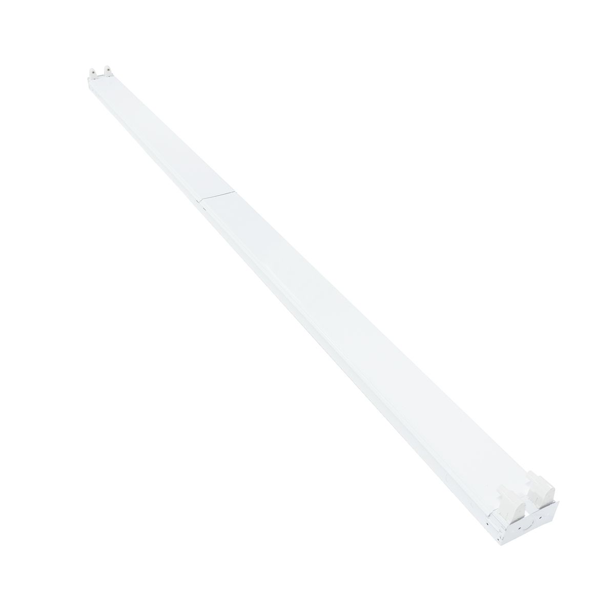 8ft LED Ready 2-Lamp T8 Strip Fixture | Pack of 2
