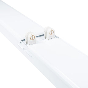 8ft LED Ready T8 Fixture for Four 4ft LED Lamps - Double End Power | Pack of 2