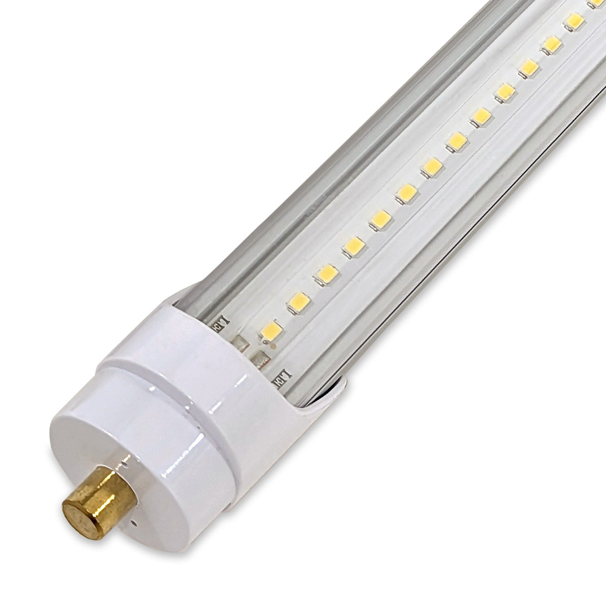 8ft LED Tube - 40W / 7,200 lm - Ballast Bypass - 15 Pack