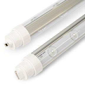 8ft LED Tubes - 360° for Signs - 48W / 5,280 lm - R17D (HO) - Ballast Bypass - Pack of 9
