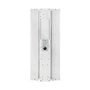 Top view of the white Linear LED High Bay 210W fixture with aluminum housing and central driver module visible