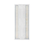 Linear LED High Bay 210W fixture with semi-frosted diffuser for glare reduction in large indoor spaces