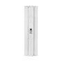 Linear LED High Bay 300W light fixture with durable white finish and mounting hardware for commercial or industrial use
