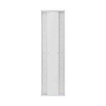Linear LED High Bay 300W light fixture with lightweight aluminum body and semi-frosted diffuser for indoor commercial use