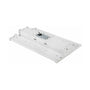 Linear LED High Bay 130W fixture with white aluminum body and wiring for secure industrial and commercial lighting installation