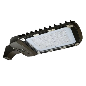 LED Architectural Shoebox Light 180W with cold white glare-free LEDs and durable dark bronze aluminum design