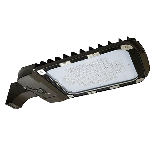 LED Architectural Shoebox Light - 120W with dark bronze aluminum housing and high-efficiency LED chips
