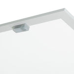 2x2 Backlit LED Panel MaxLite FlatMax Gen5 in white with sensor mounted on edge for smart lighting control