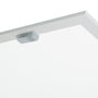 2x2 Backlit LED Panel MaxLite FlatMax Gen5 in white with sensor mounted on edge for smart lighting control