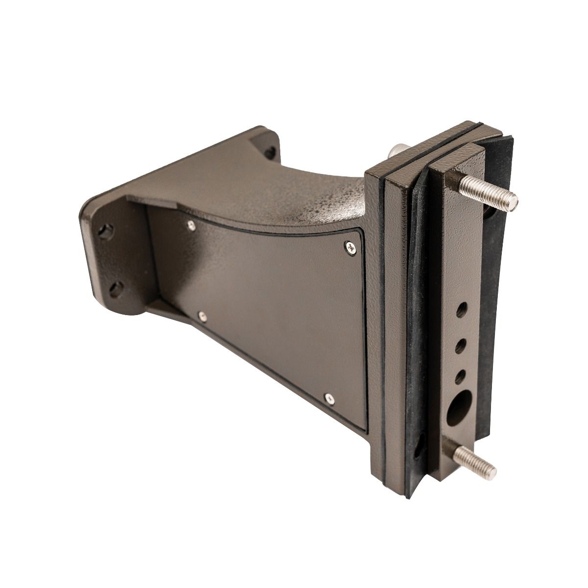 Direct Bracket with durable finish designed for direct mounting Ecobright Shoebox lighting fixtures.