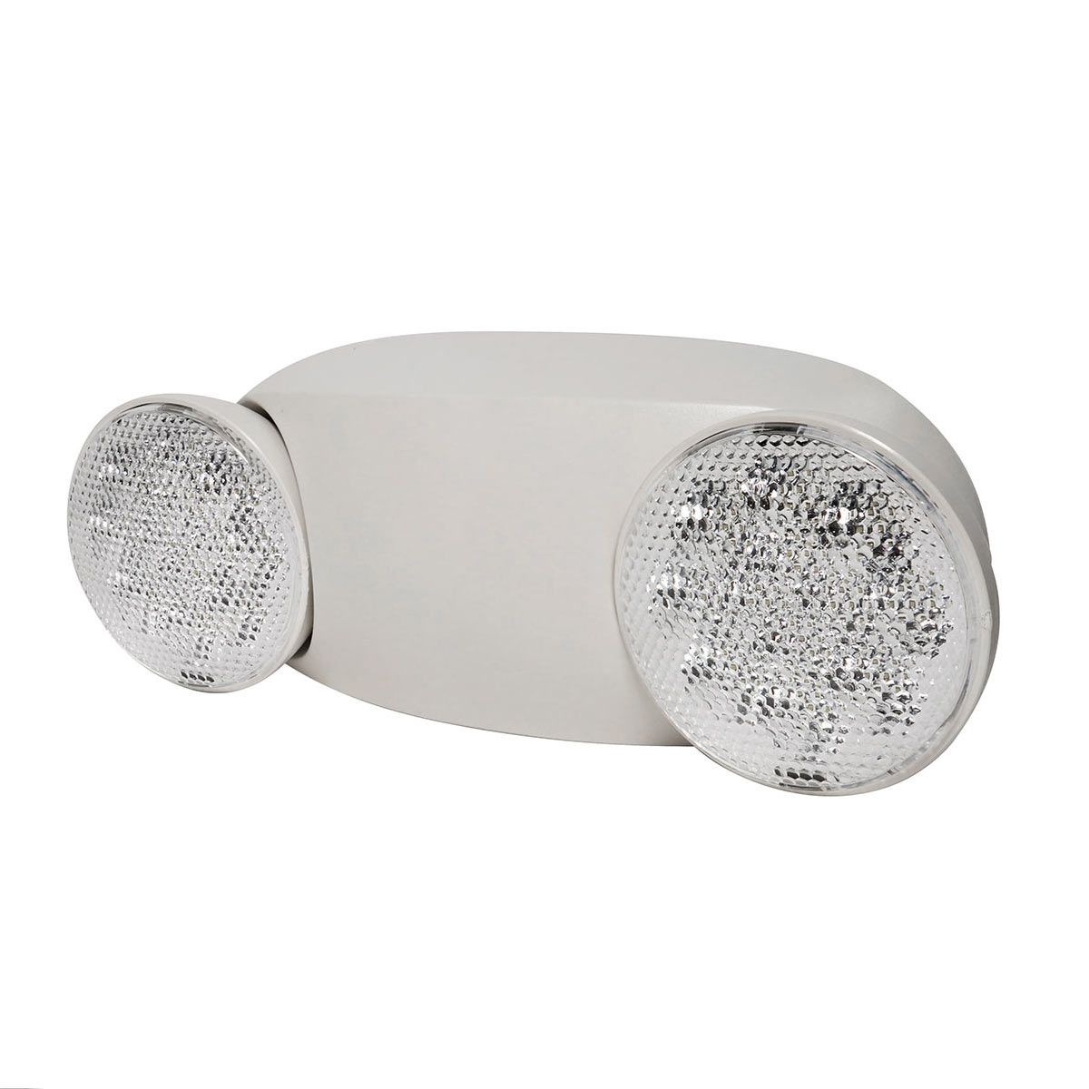 Remote Capable - Thermoplastic ALL LED Two Head Emergency Light
