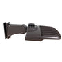LED Shoebox Area Light 150W 21,000 lumens with adjustable mount, durable design, and protective housing for outdoor use
