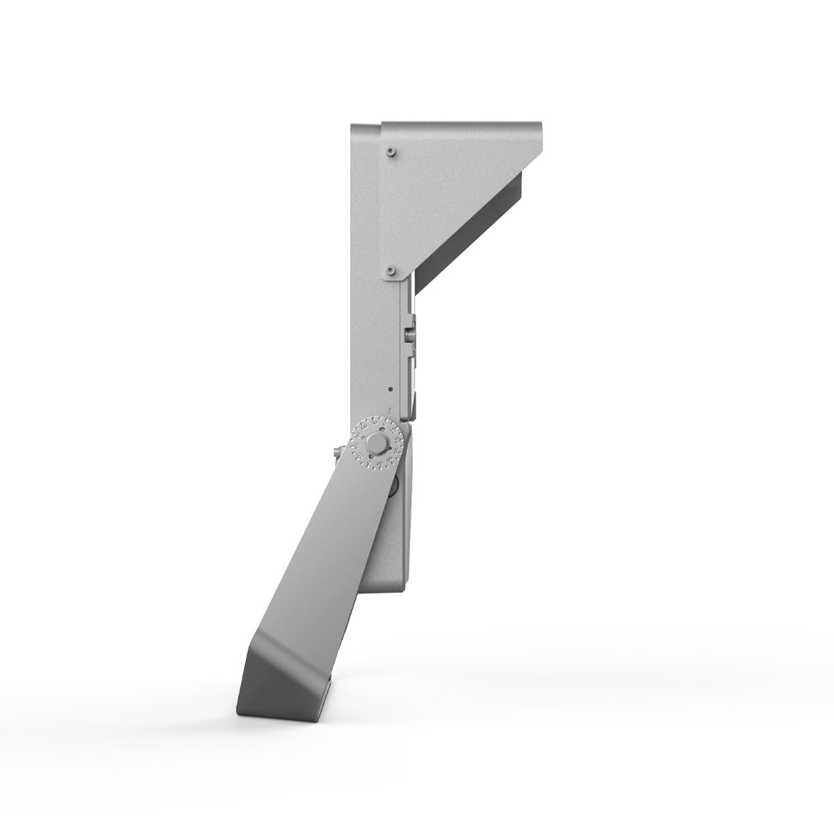 Side view of Glare Shield Visor for EXPFL4 Light designed to reduce light spill from flood light fixtures