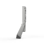 Side view of Wire Guard for EXPFL4 Light showing protective metal cage and mounting bracket design