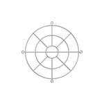 Wire Guard for EXP5HA Lights 30W-100W protective circular metal wire frame for light fixture safety and durability
