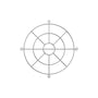 Wire Guard for EXP5HA Lights 30W-100W protective circular metal wire frame for light fixture safety and durability