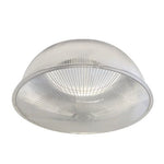 Clear acrylic reflector and cover designed for LED high bays, fits most HD120HB models for enhanced light distribution