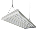 Linear LED High Bay 120W 17,400 lumens industrial light fixture hanging for warehouse or commercial use