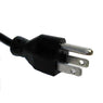 Cord and power plug with waterproof IP65 cable connector suitable for high bays and low bays lighting applications