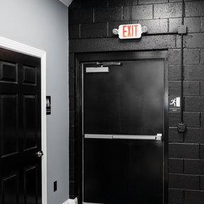 LED Exit SIgn & Emergency Light Combo - Remote Capable