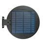 Solar LED Wall Mount Cone Fixture with integrated solar panel for efficient outdoor energy harvesting and lighting