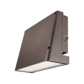 100W Full Cutoff LED Wall Pack - Color & Power Selectable - 155 lm/W