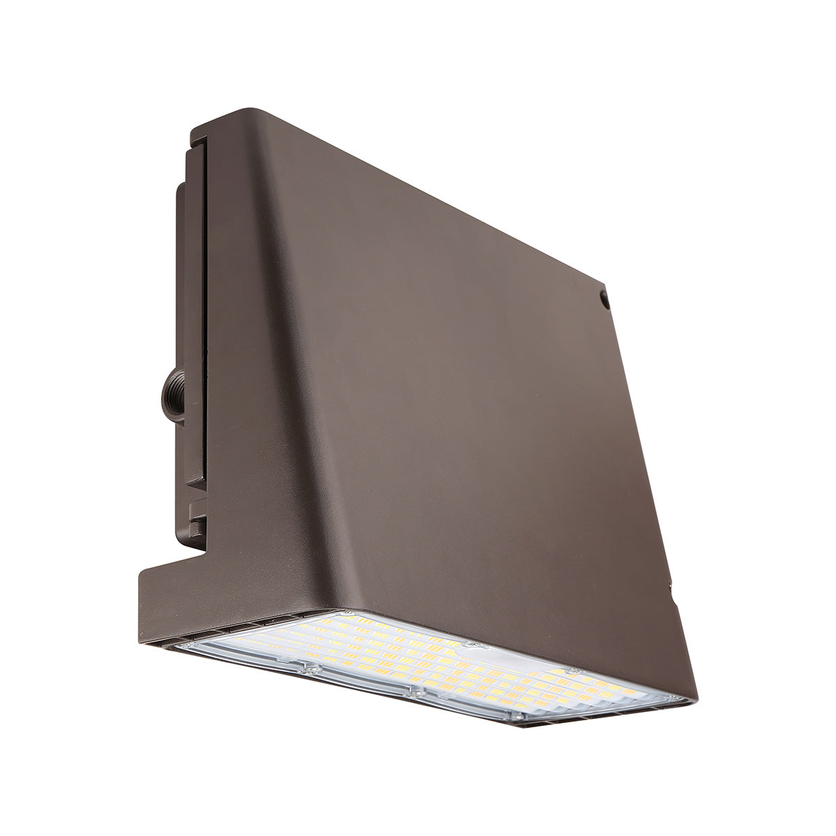 100W Full Cutoff LED Wall Pack - Color & Power Selectable - 155 lm/W